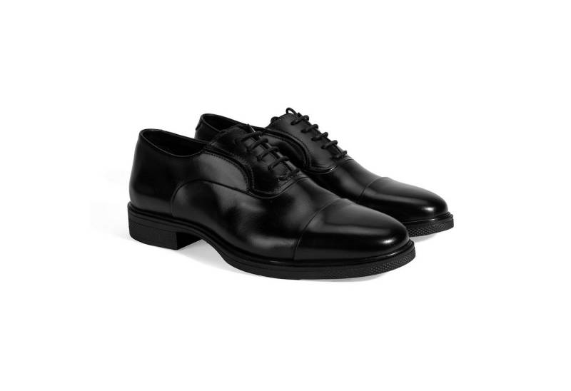 Desa Herren-Schnürschuhe – Obermaterial aus Leder, flacher Absatz, atmungs Loafer von Desa