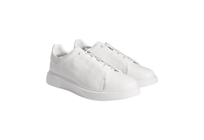 Desa Herren-Schnürschuhe aus Leder – Runde Zehenpartie, flache Sohle, atmu Loafer von Desa