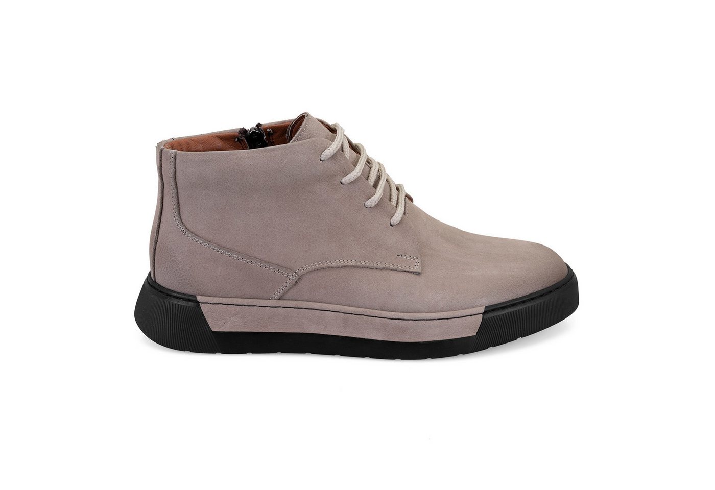 Desa Herren-Schnürstiefel aus Leder – Flacher Absatz, atmungsaktiv Stiefel von Desa