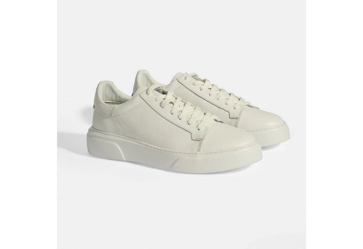 Desa Herren-Slipper – Obermaterial Leder, Lederfutter, elastische Schnürse Loafer von Desa