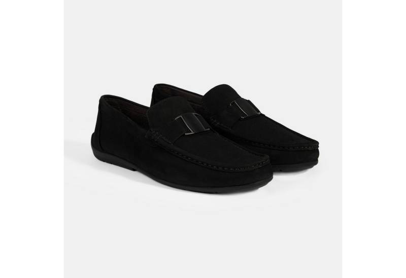 Desa Herren-Slipper – Obermaterial Leder, Textilfutter, flacher Absatz, oh Loafer von Desa