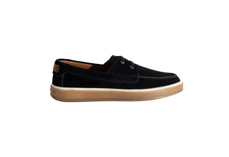 Desa Herren-Slipper – Obermaterial aus Wildleder, Lederfutter, flacher Abs Loafer von Desa