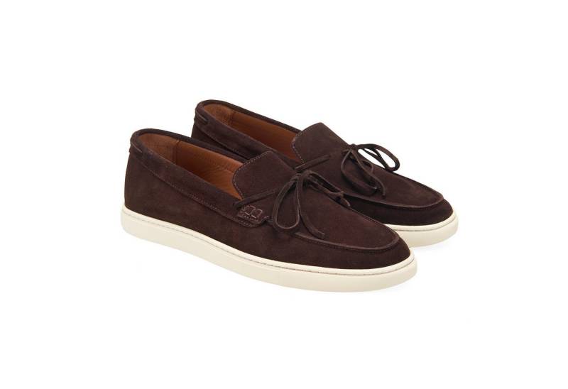 Desa Herren-Slipper aus Wildleder – Flacher Absatz, ohne Verschluss Loafer von Desa