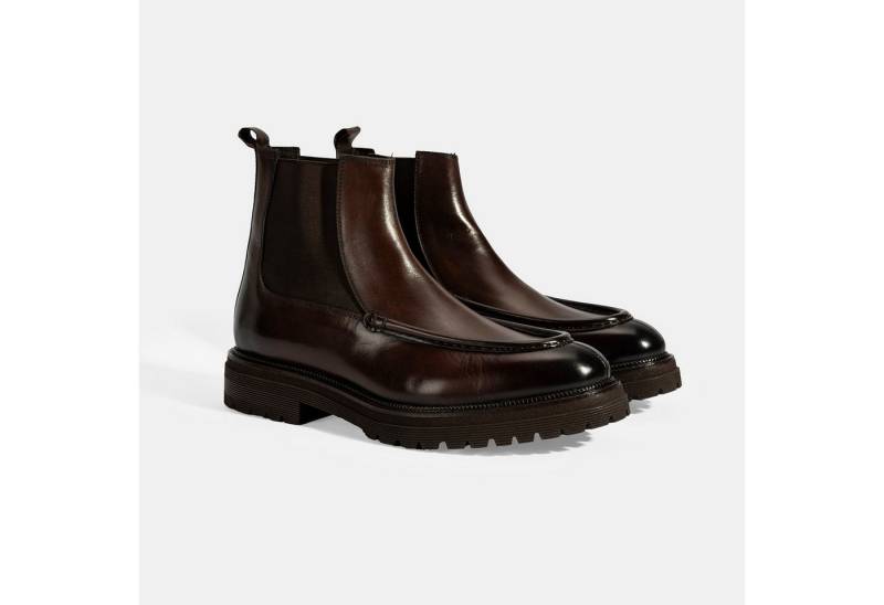 Desa Desa Herrenstiefel – Obermaterial aus Leder, elastische Schnürsenkel, Stiefel von Desa