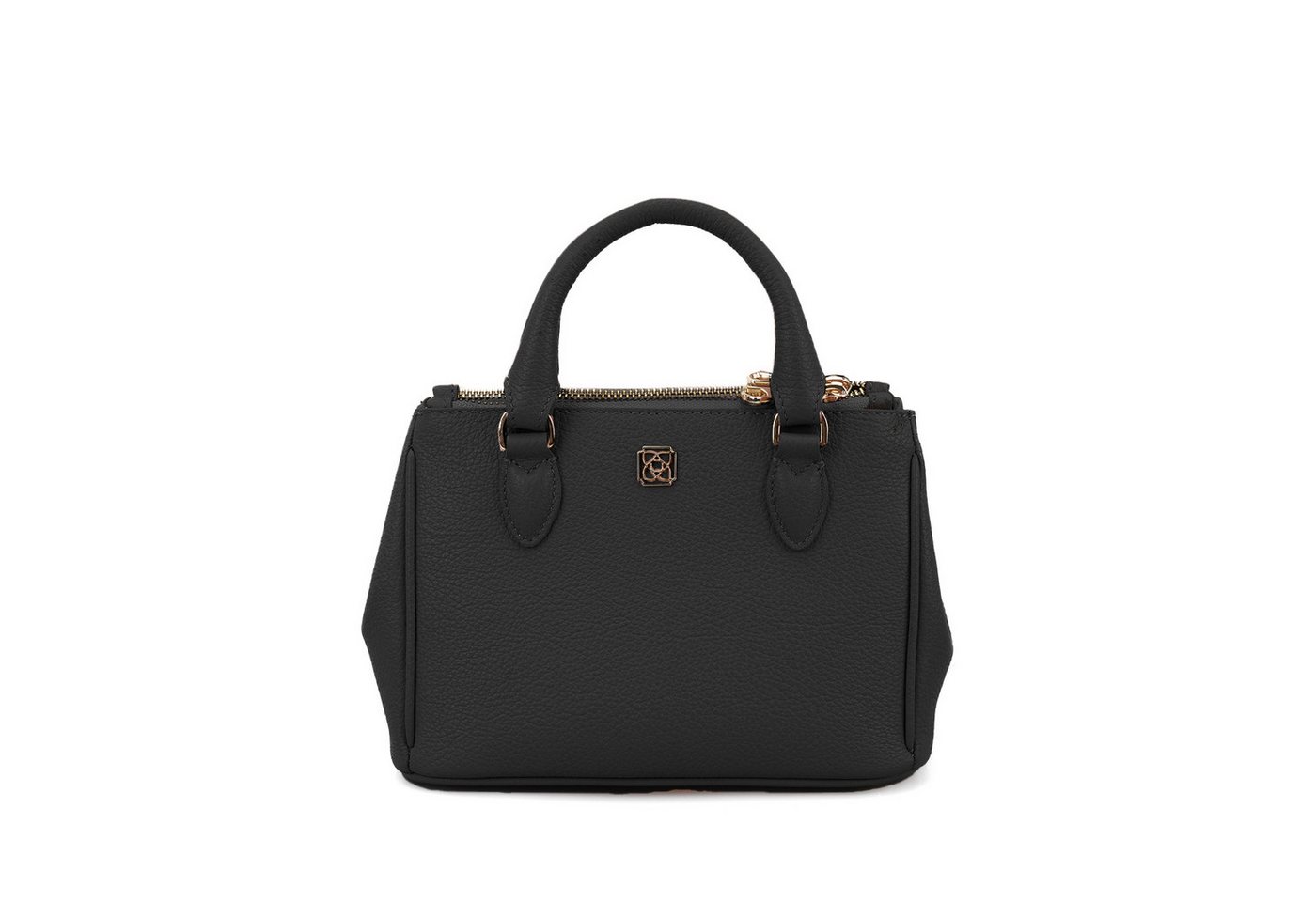 Desa Handtasche Damen-Lederhandtasche – Reißverschluss, Polyesterfutter von Desa