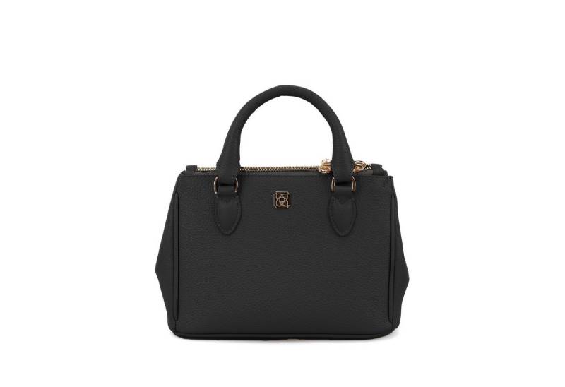 Desa Handtasche Damen-Lederhandtasche – Reißverschluss, Polyesterfutter von Desa