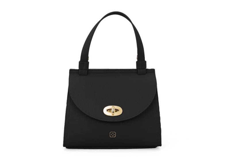 Desa Handtasche Damen-Lederhandtasche – Reißverschluss, langer Riemen, Polyesterfutte von Desa