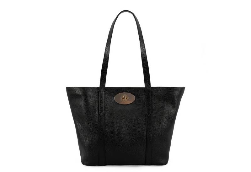 Desa Handtasche Damen-Schultertasche aus Leder – Magnetverschluss, Textilfutter von Desa