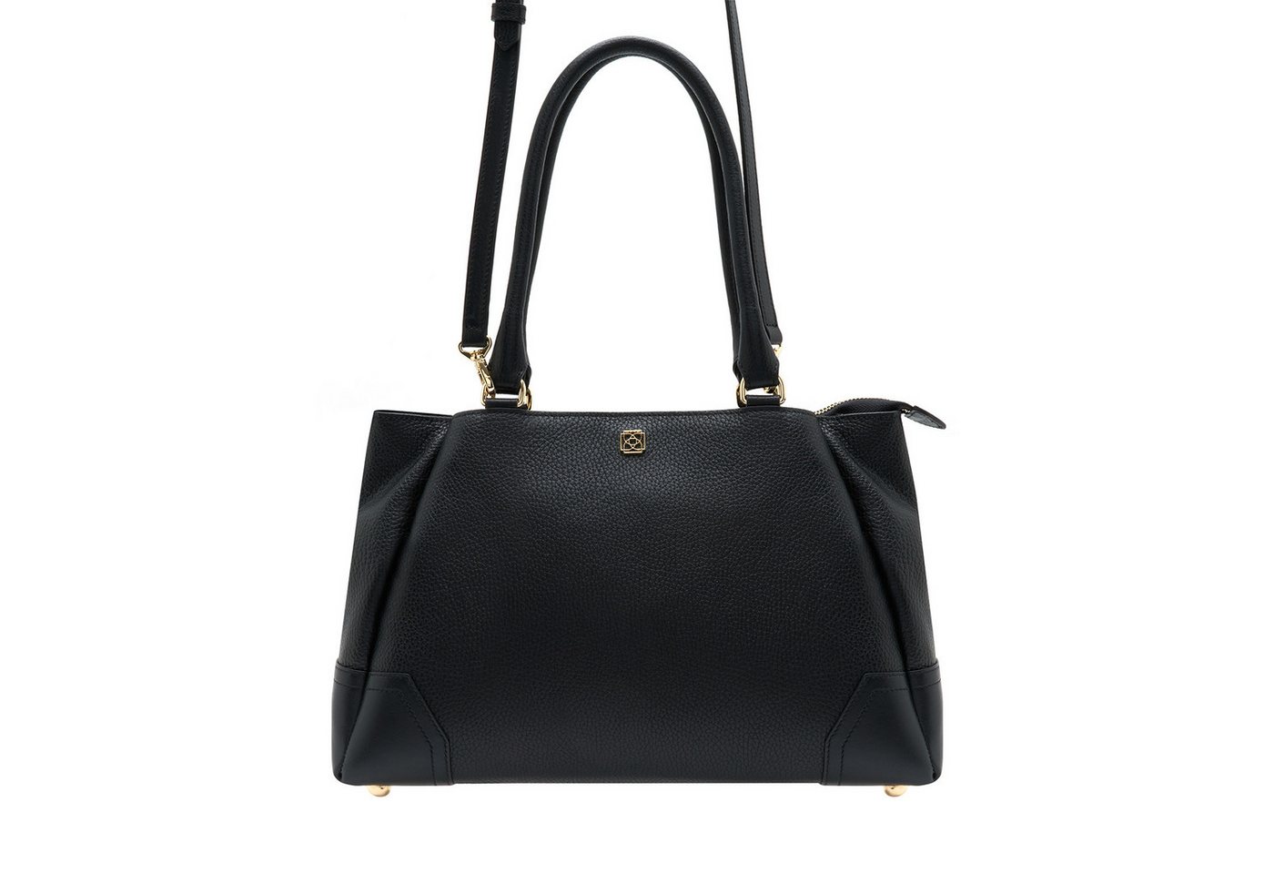 Desa Handtasche Damen-Umhängetasche aus echtem Leder von Desa