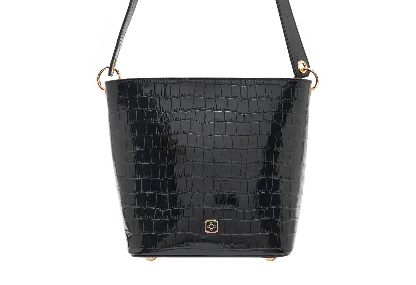 Desa Handtasche Damen-Umhängetasche aus echtem Leder von Desa