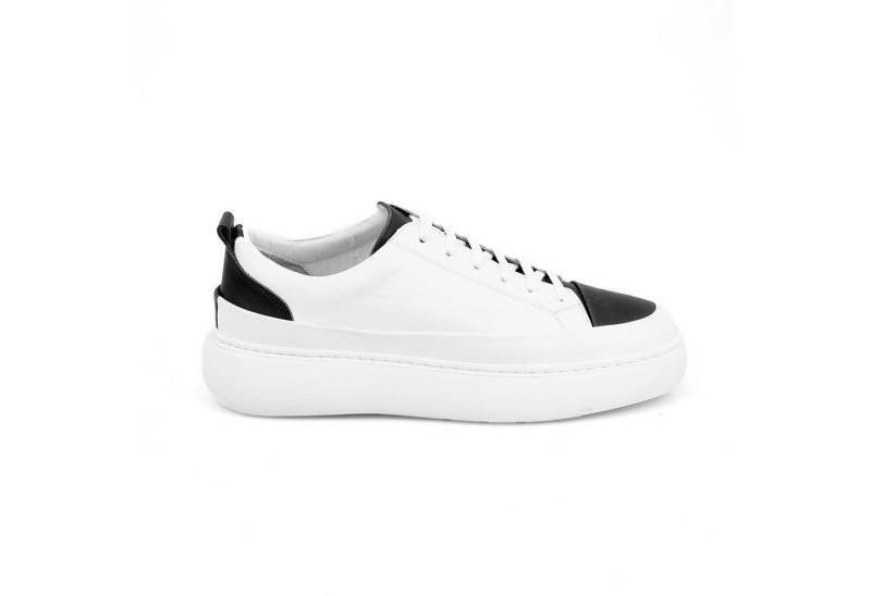 Desa Herren-Freizeitschuhe aus Leder mit Schnürung – Synthetiksohle, flach Loafer von Desa