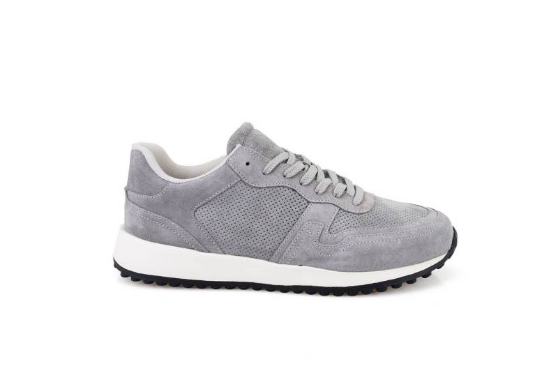 Desa Herren-Freizeitschuhe aus Wildleder mit Schnürung – Lederfutter, Synt Loafer von Desa