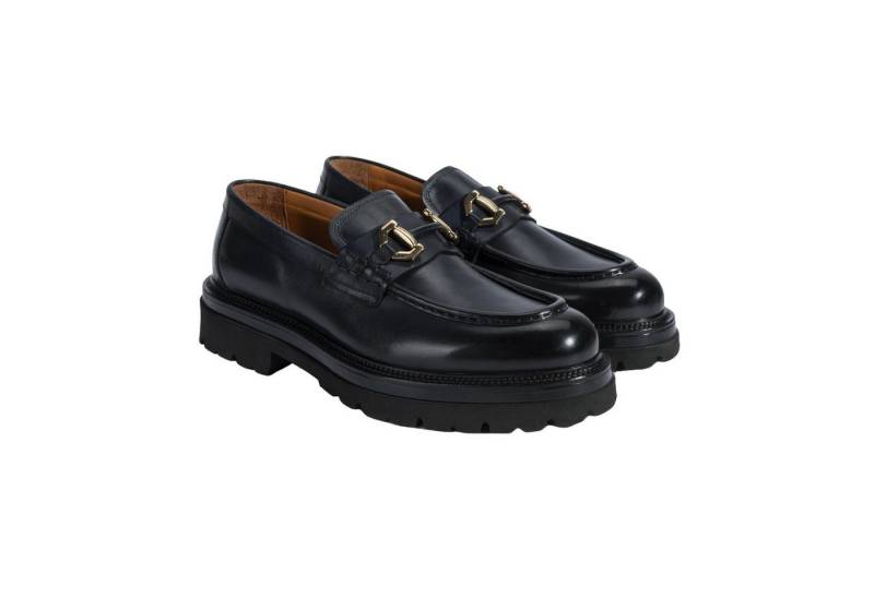 Desa Herren-Slipper – Lederfutter und -innensohle, flacher Absatz, atmungs Loafer von Desa