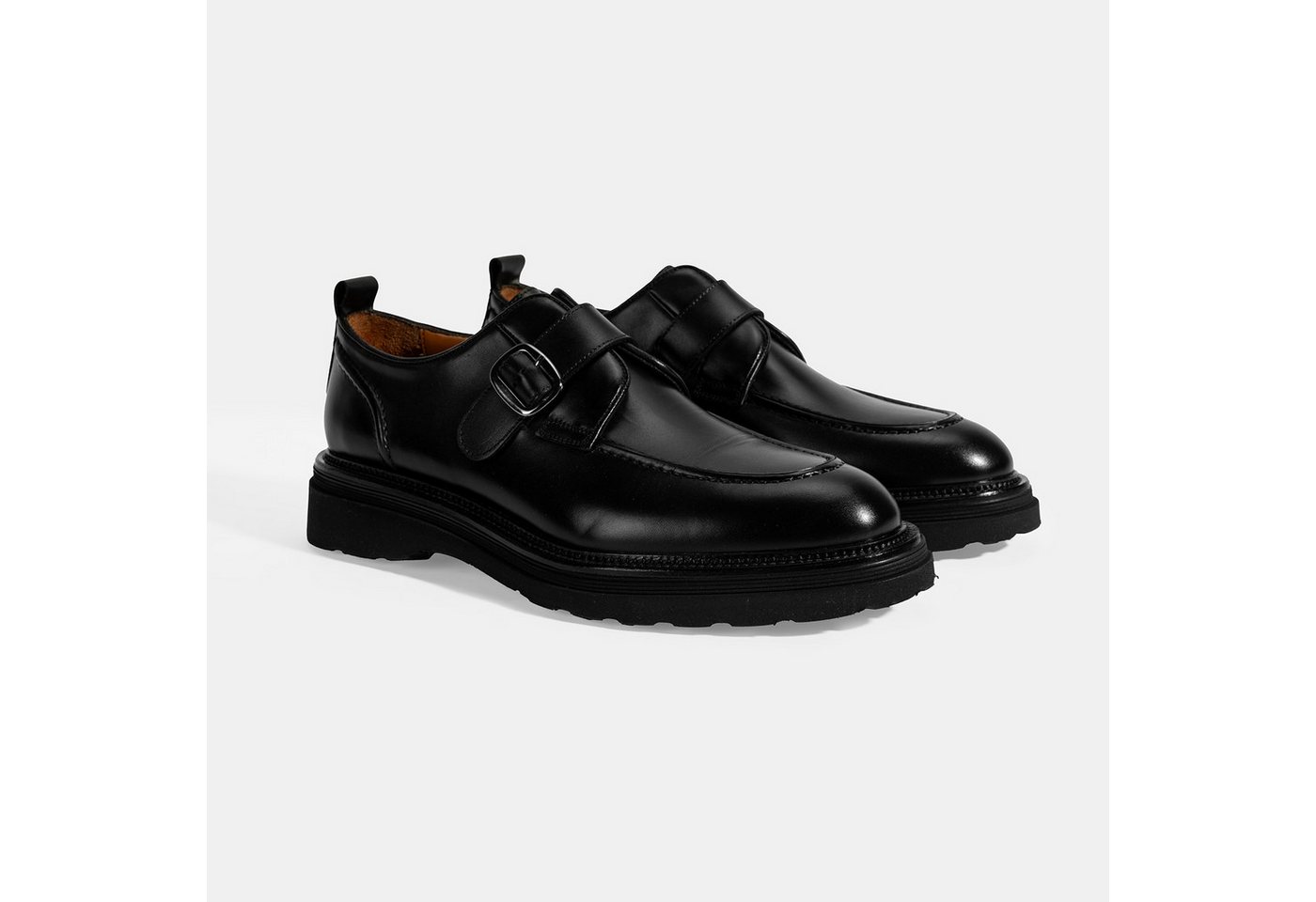 Desa Herren-Slipper – Obermaterial aus Leder, verstellbarer Riemen, wasser Loafer von Desa