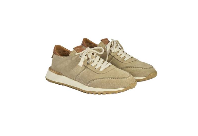 Desa Herren-Sneaker – Obermaterial aus Wildleder, Lederfutter, elastische Sneaker von Desa