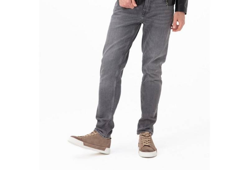 Desa Herren-Sneaker aus Leder mit hohem Schaft – Synthetiksohle, flacher A Sneaker von Desa