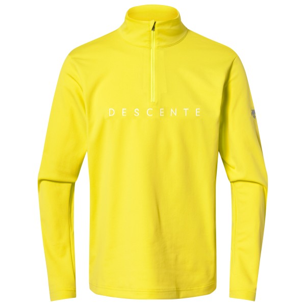 Descente - Chest Logo T-Neck - Fleecepullover Gr 52 gelb von Descente