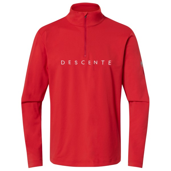 Descente - Chest Logo T-Neck - Fleecepullover Gr 56 rot von Descente