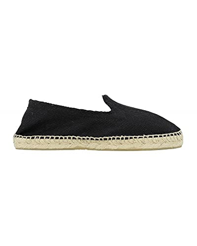 Espadrilles aus Zapfengewebe mit Jutesohle und Gummi, Schwarz , 47 EU von Desconocido