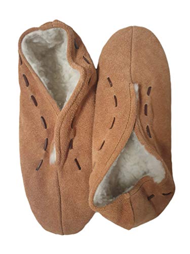 Lätzchen, Mallorchinas, aus Leder, Unisex, Braun - braun - Größe: 37 EU von Desconocido