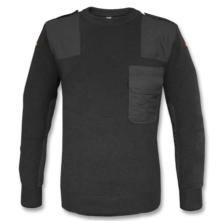 Desert Hawk Tactical BW Bundeswehr Pullover Feuerwehr Navy Security Strickpullover (as3, Alpha, m, Regular, Regular, Schwarz) von Desert Hawk Tactical