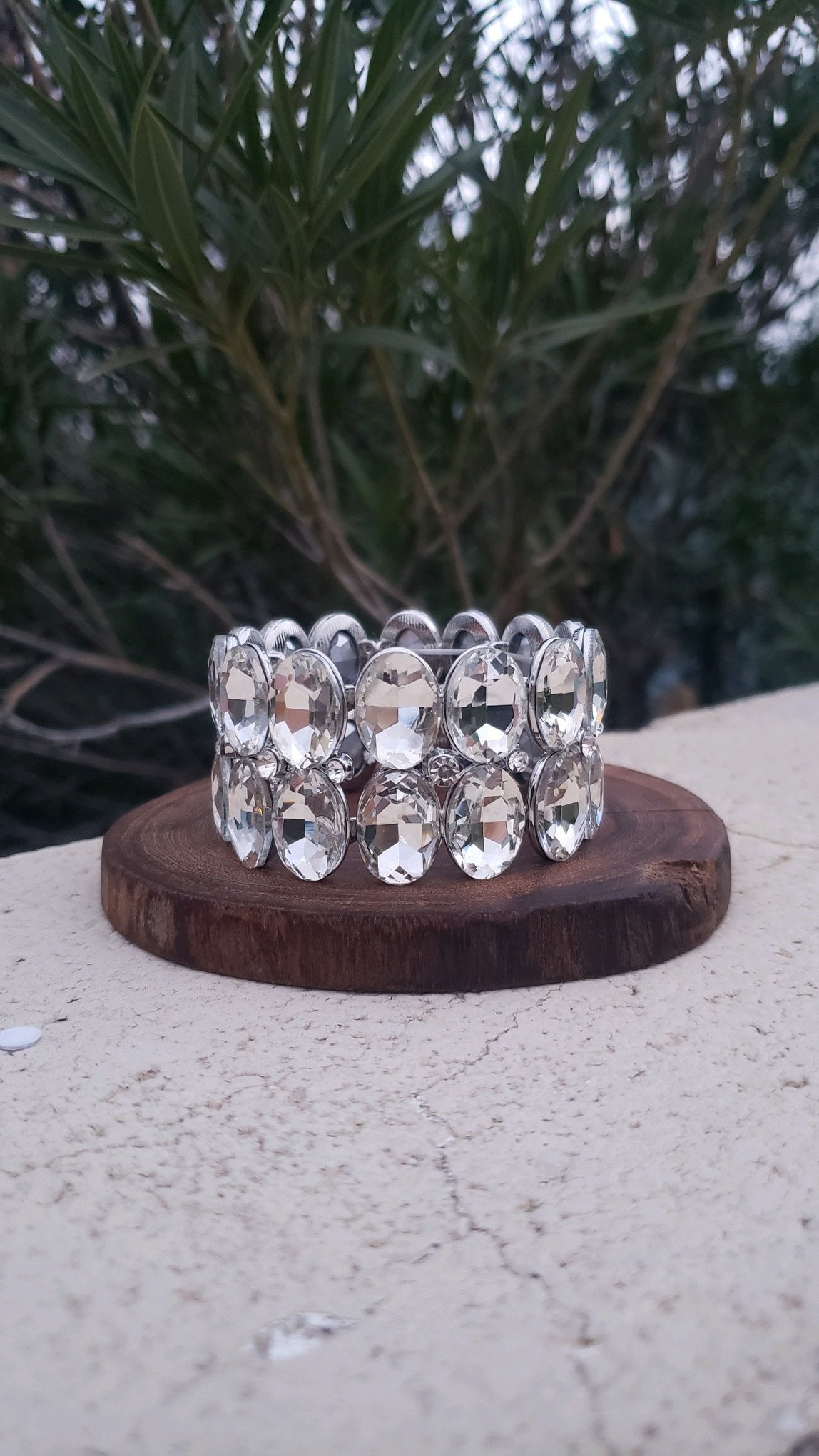 Kristall Strass Armband, Großes Stretch Hochzeitsarmband Kristall Strass Armband, Großes Stretch Hochzeitsarmband von DesertRoseDesigns10