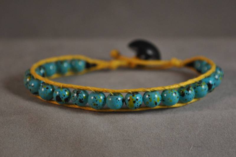 Gesprenkelte Perlen Armband Gesprenkelte Perlen Armband von DesertUnicornDesigns