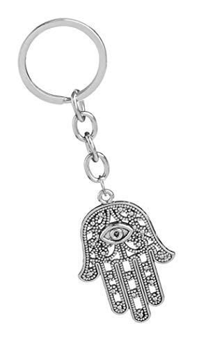 Fatimas Hand-Metall verchromt-Schlüsselanhänger-Keyholder-Schlüssel-Keyrings-JO-2 von Desi-Schilder