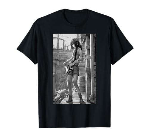 Design Guitar Girl | Für Musikliebhaber T-Shirt Design Guitar Girl | Für Musikliebhaber T-Shirt von Design Rock Player | Pour Passionnés De Rock