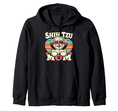 Shih Tzu Mom Shih Tzu Hund Haustier für Frauen Kapuzenjacke von Design for Shih Tzu Mom Shih Tzu Dog