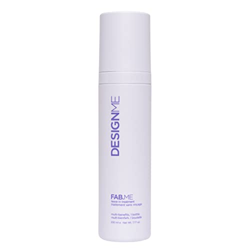 DESIGNME FAB.ME Leave-In Treatment | Multi-Benefit Leave in Conditioner für Welliges Haar | Lightweight Dry Conditioner Spray für Haar | 7.77 Oz Haarconditioner von Design.Me