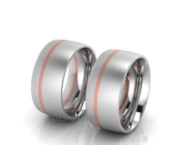 Breite Eheringe Ausgefallen in Gold Und Silber von Design2100