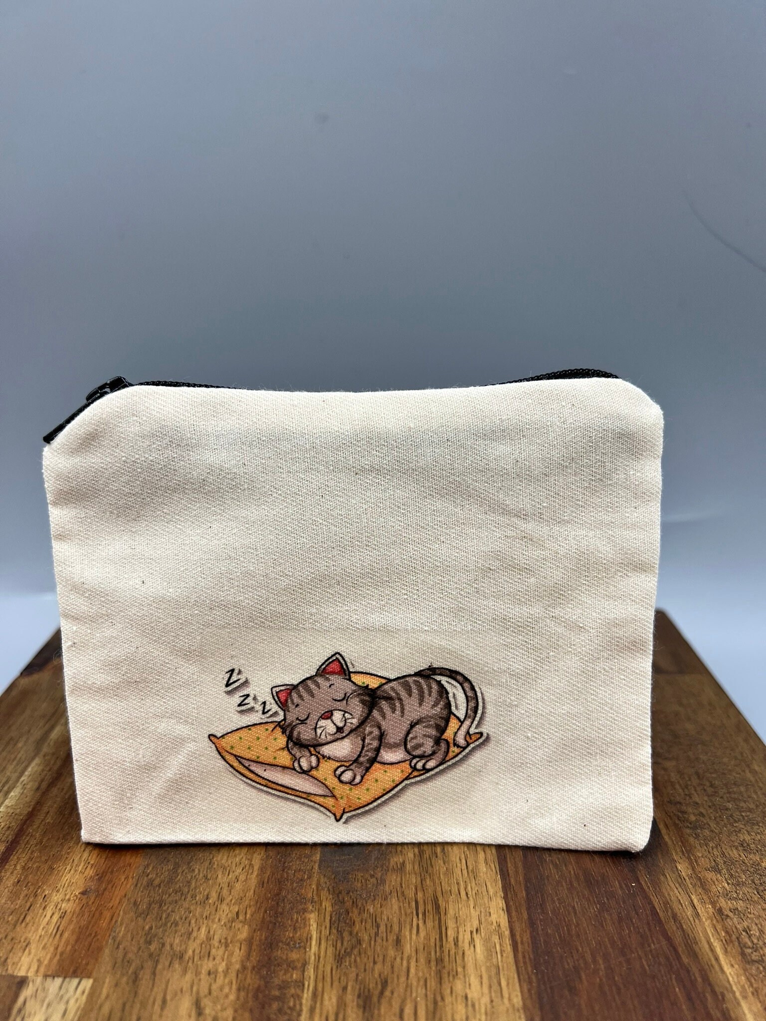 Kleiner Geldbeutel Aus Baumwolle Mit Reißverschluss Und Kunst-Design von DesignAnatoliaStore