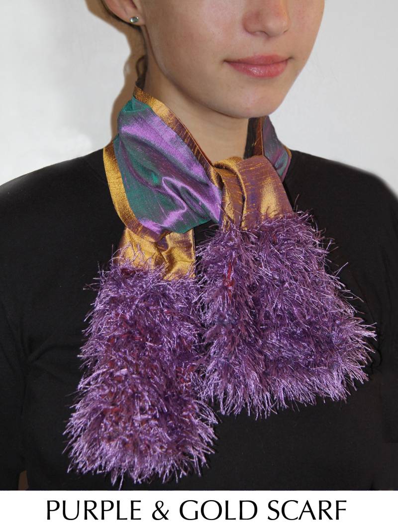 Seidenschal Mit Gehäkelten Enden von DesignByChiara