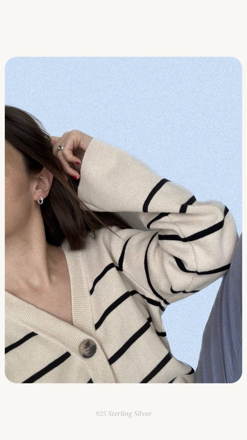 925 Silver Earrings, Dainty Silver Woman's Simple Hoop Earrings For Woman, Ohrstecker Aus Silber, Zierliche 925 Silver Earrings, Dainty Silver Woman's Simple Hoop Earrings For Woman, Ohrstecker Aus Silber, Zierliche von DesignByMayaDE