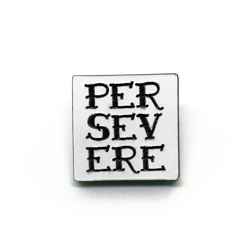 Durchhalten Pin Badge von DesignBySource