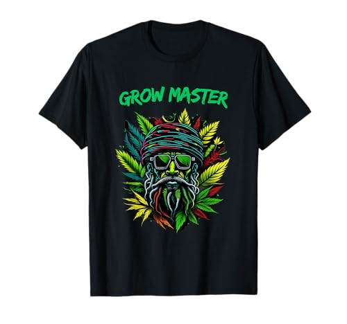 DesignGalaxie Damen Cannabis Hanf Ganja Gras T-Shirt Schwarz Small Crew Neck Halbarm Klassisch Pull-On Baumwolle Polyester 50% 50% Klassische Passform Regulär Klein EU Maschinenwäsche von DesignGalaxie