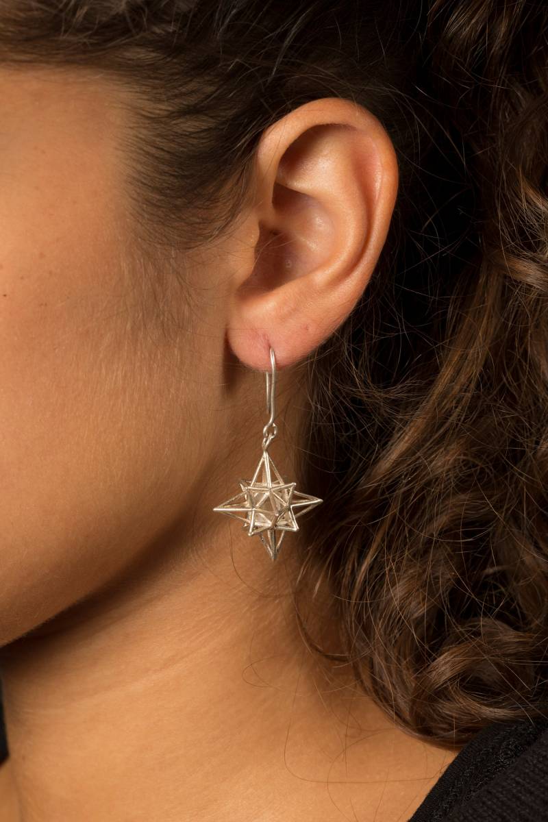 Ohrringe Stern Des Herzens Ohrringe Stern Des Herzens von DesignGemmeARTFUSION