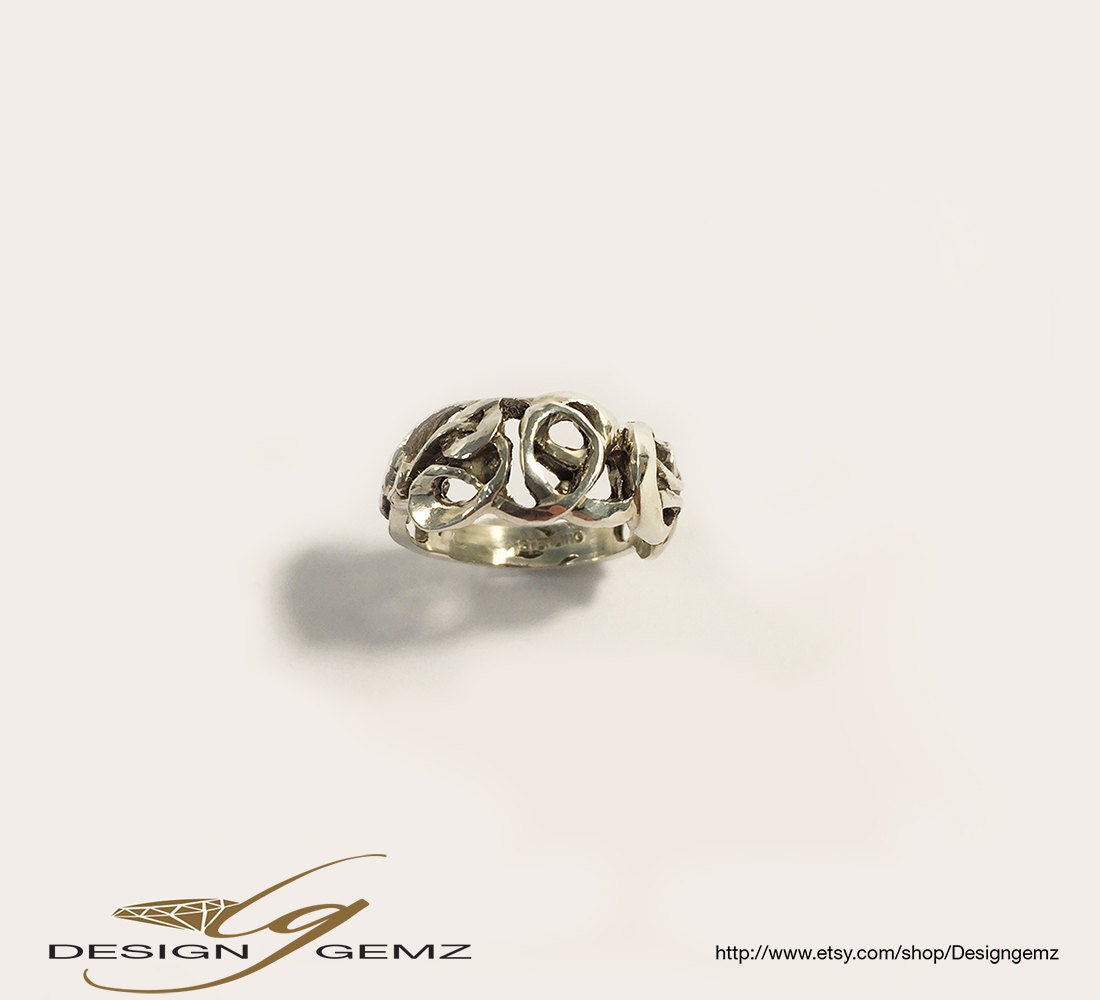Silber Swirl Ring Silber Swirl Ring von DesignGemz