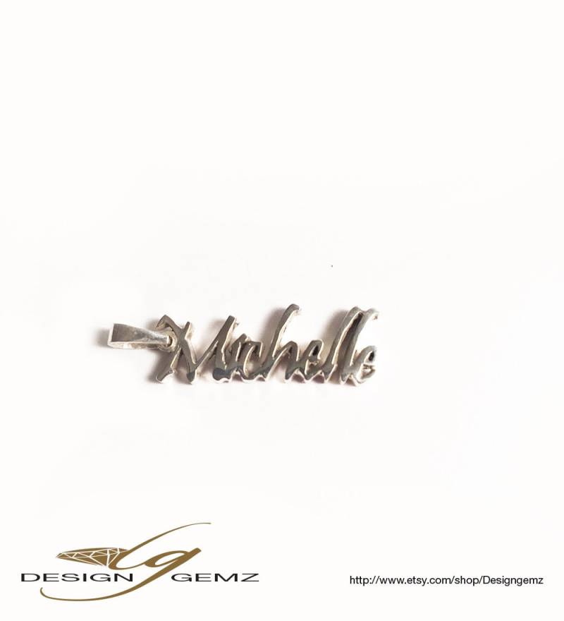 sterling Silber Michelle Anhänger sterling Silber Michelle Anhänger von DesignGemz