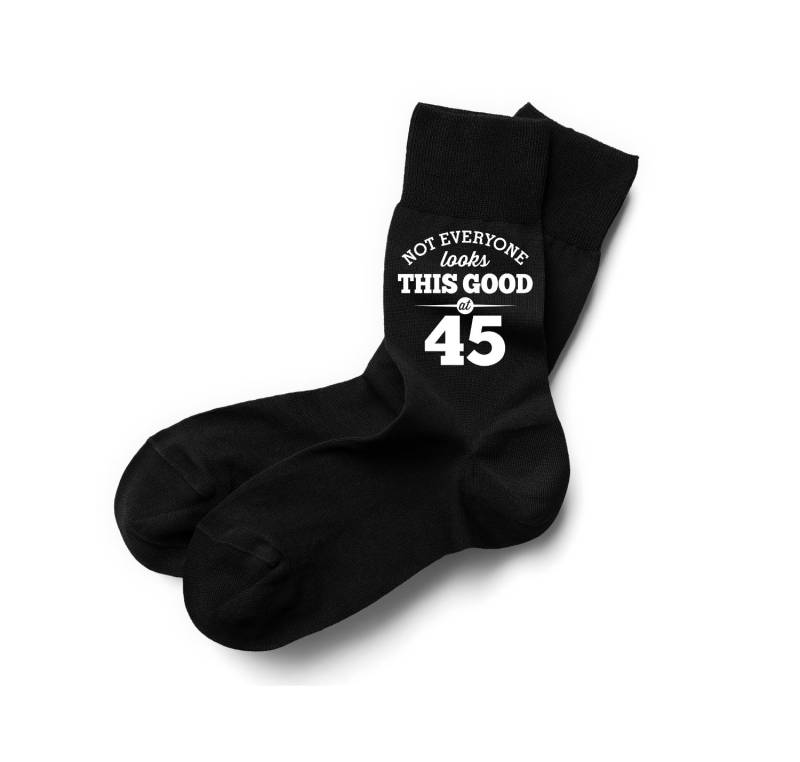 45.geburtstagssocken, Vintage Socken 45.geburtstag Geschenk Idee 45 Jahre Alt Größe Uk 6 Bis 11 - Usa 7 12 von DesignInventPrints