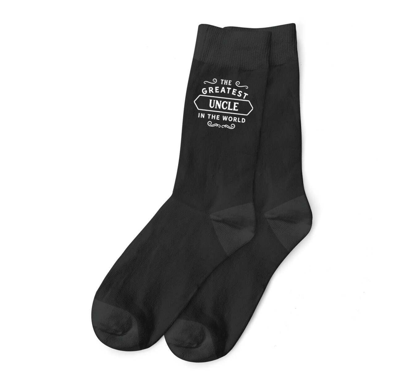 Onkel Geschenk Herren Socken Geburtstags- Oder Weihnachtsgeschenk Für Vatertag Andenken Idee Party Prop Größe Uk 6 Bis 11 - Usa 7 12 von DesignInventPrints