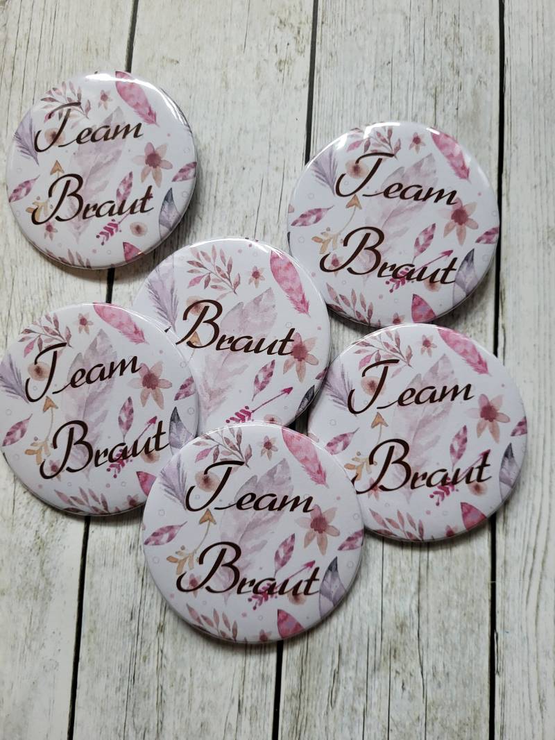Button Team Braut von DesignKoeppchen