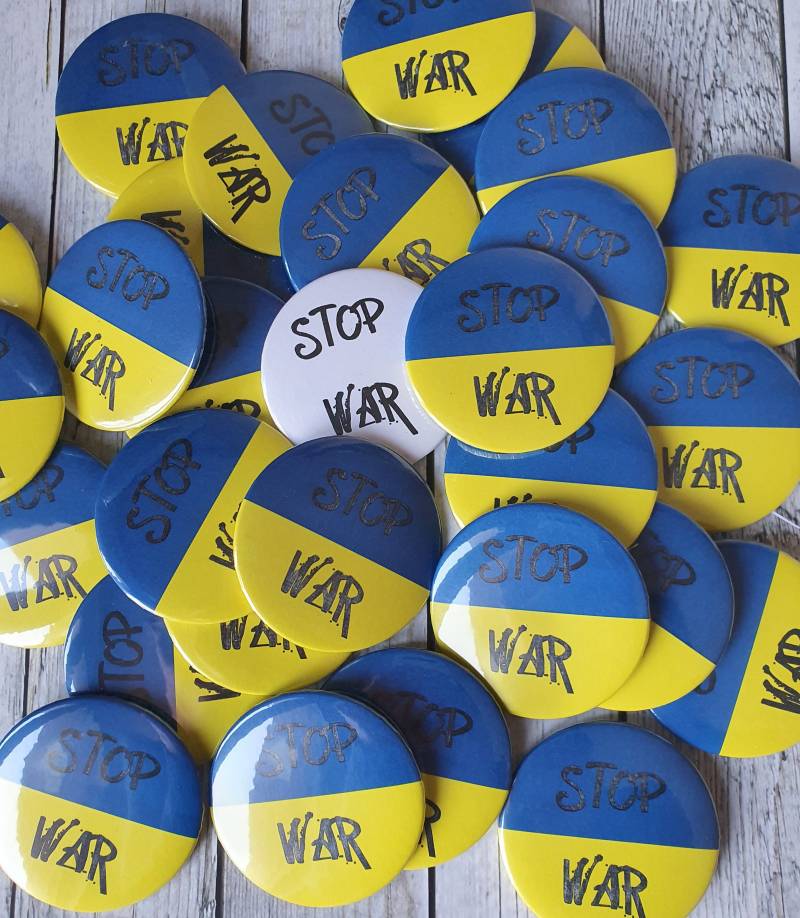 Button "stop War" von DesignKoeppchen
