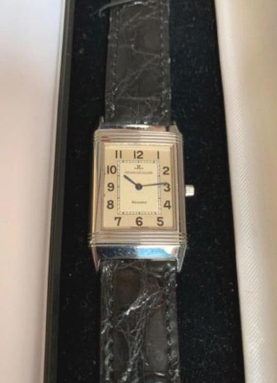 Jaeger Le Coultre Reverso Classic Schweizer Nobel Armbanduhr Vintage, Original Handaufzug Jaeger Le Coultre Reverso Classic Schweizer Nobel Armbanduhr Vintage, Original Handaufzug von DesignUpcyclingLamps