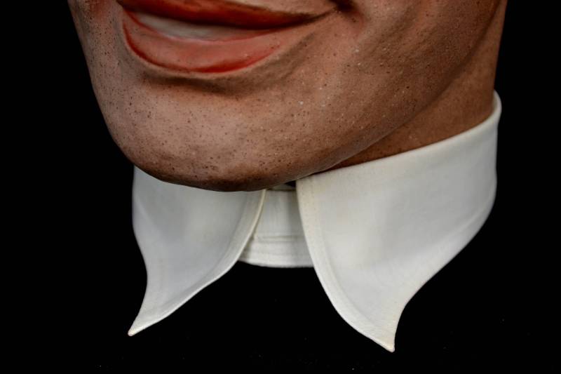 Dornbusch Einstoff Gestärkter Abnehmbarer Kragen 20Er 30Er Edwardian Style Herren Accessoires Vintage Design von DesignVintageShopDE