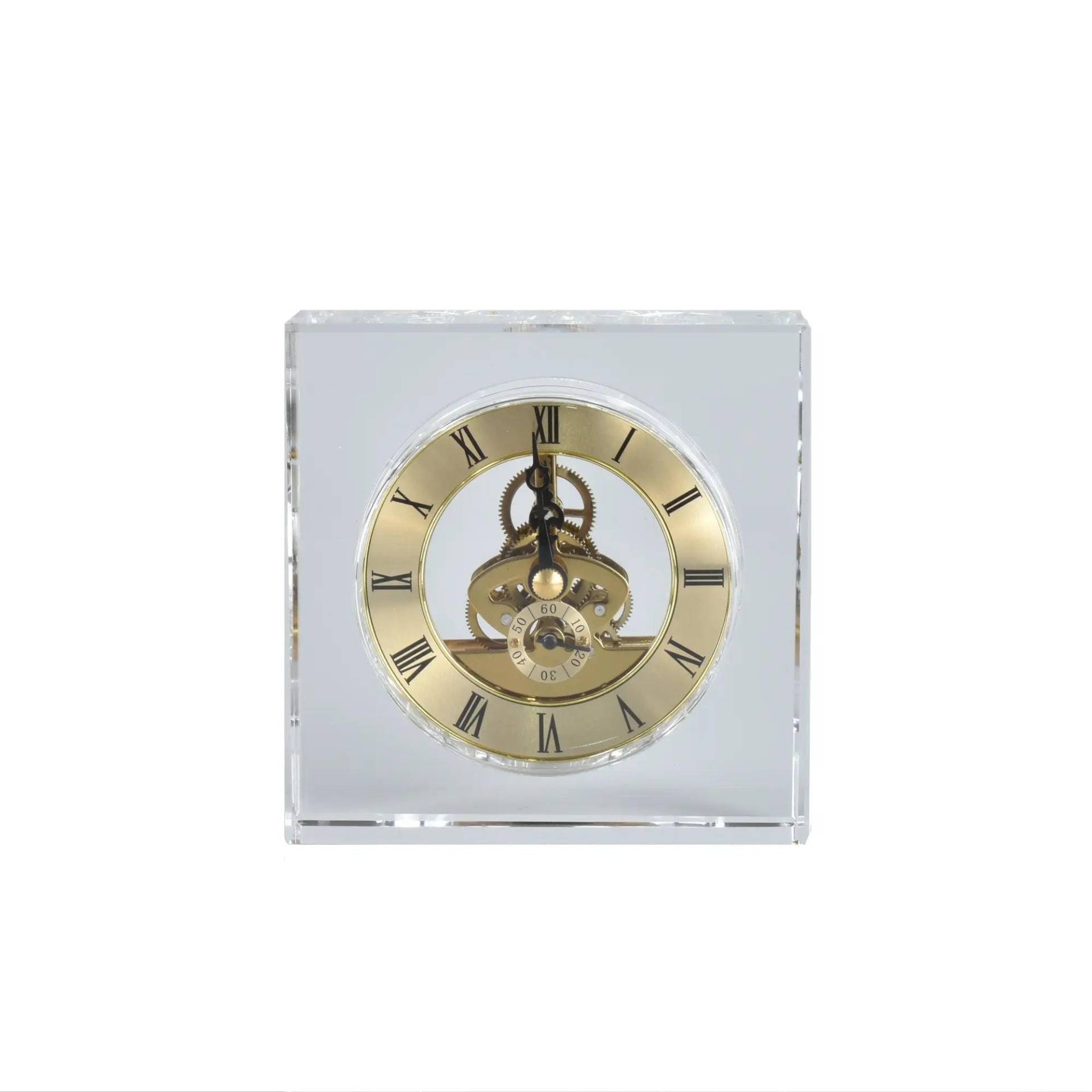 Deko-Tischuhr - Klassisch Standuhr Transparent Kristalluhr Nobilis Deko-Tischuhr - Klassisch Standuhr Transparent Kristalluhr Nobilis von DesignWeltDeko