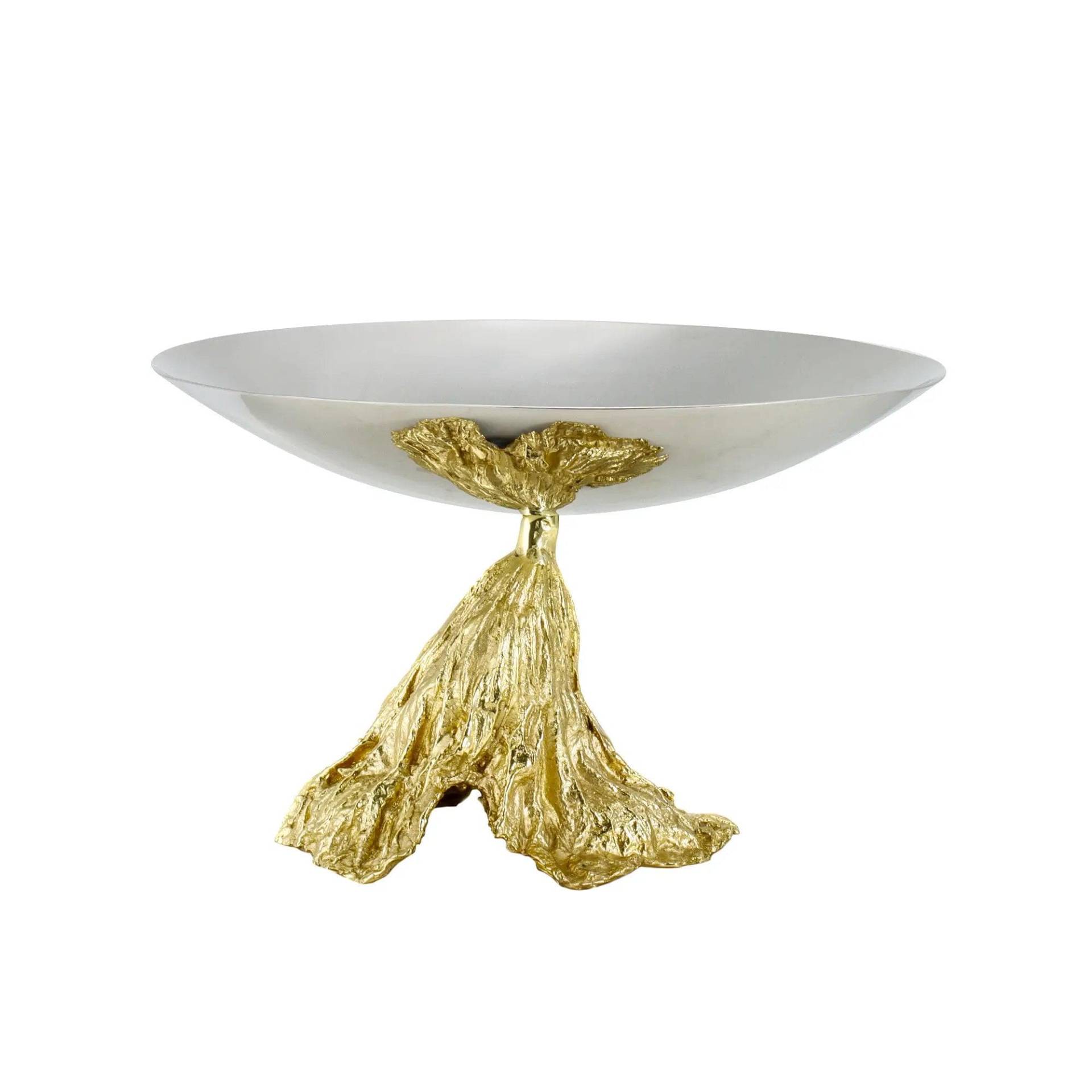 Fruchtschale - Mit Goldfuß Runde Designer Obstschale Stavro Fruchtschale - Mit Goldfuß Runde Designer Obstschale Stavro von DesignWeltDeko