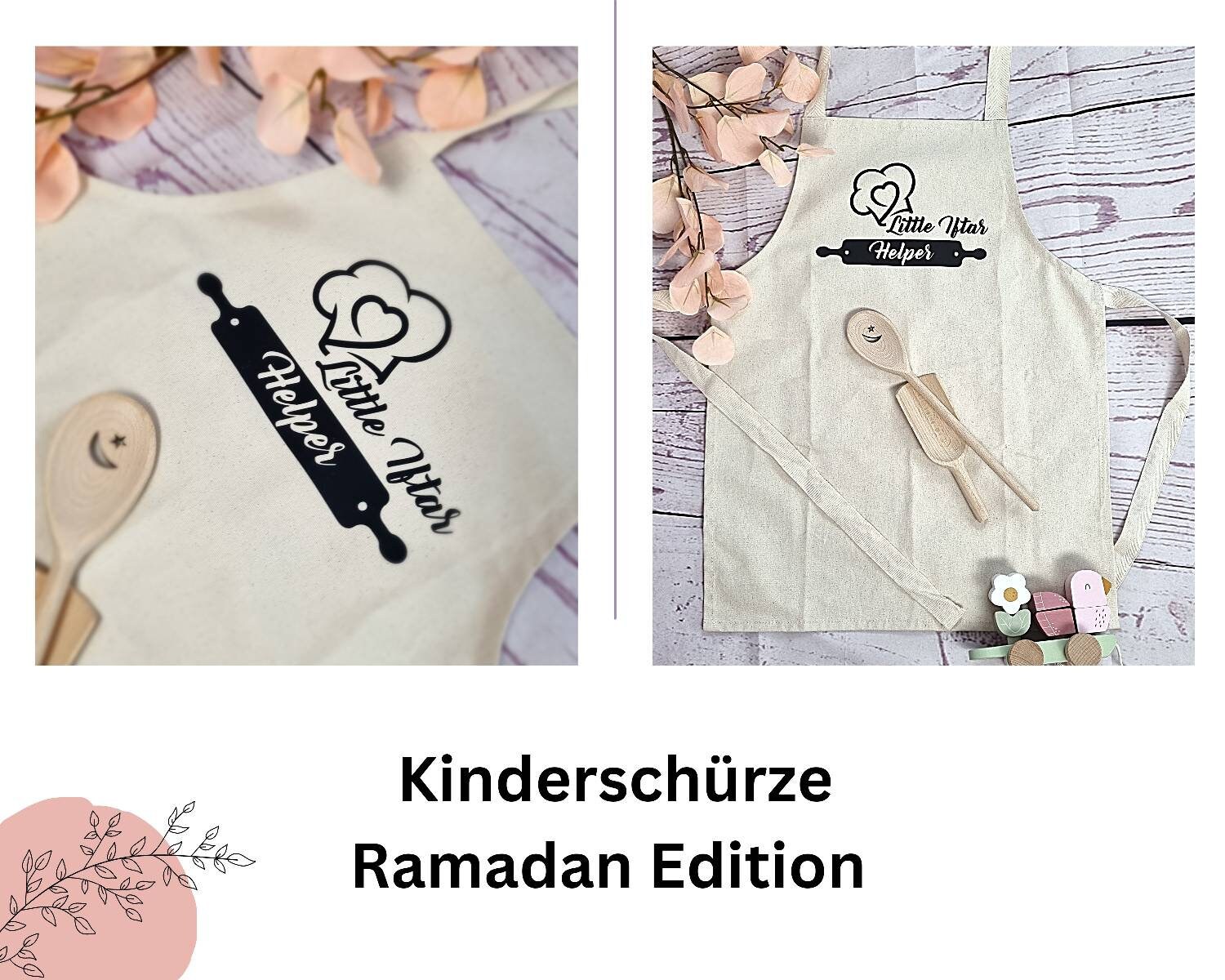 Kinderschürze Ramadan | Little Iftar Helper Schürze Ramazan Eid Geschenk Bayram von DesignbyDeaShop