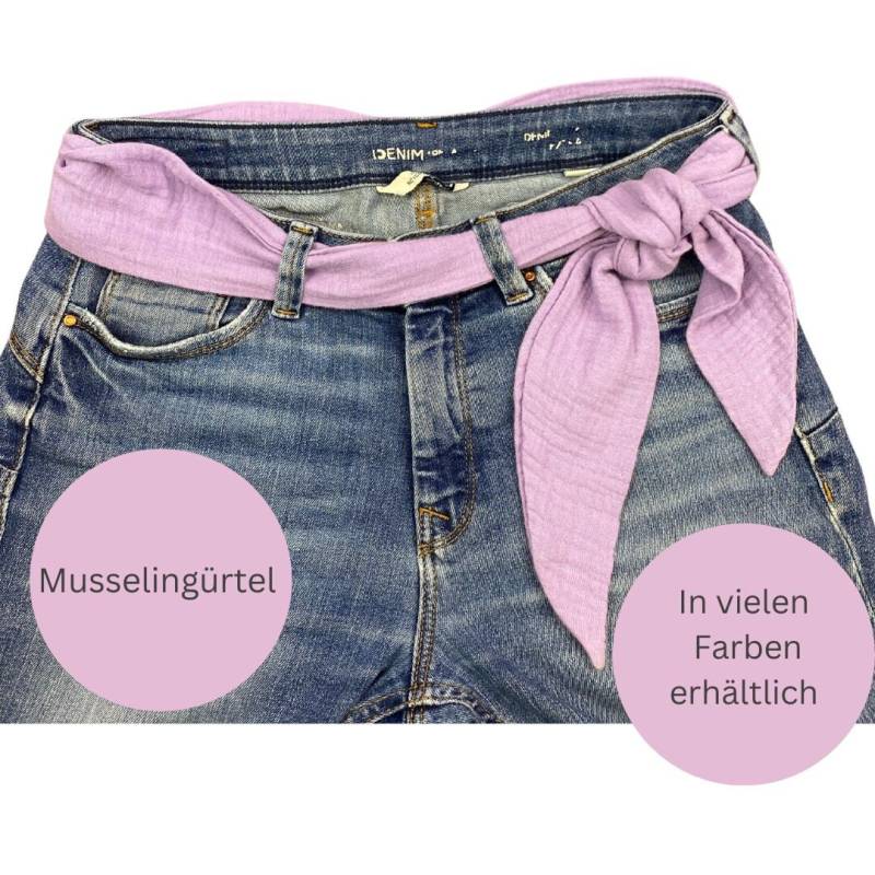 Bio Musselin Stirnband Zum Selber Binden Taillengürtel Musselinstoff, Bandeau, Stirnbandtuch Gürtel Sommertuch Brosche von DesignbyLaViola